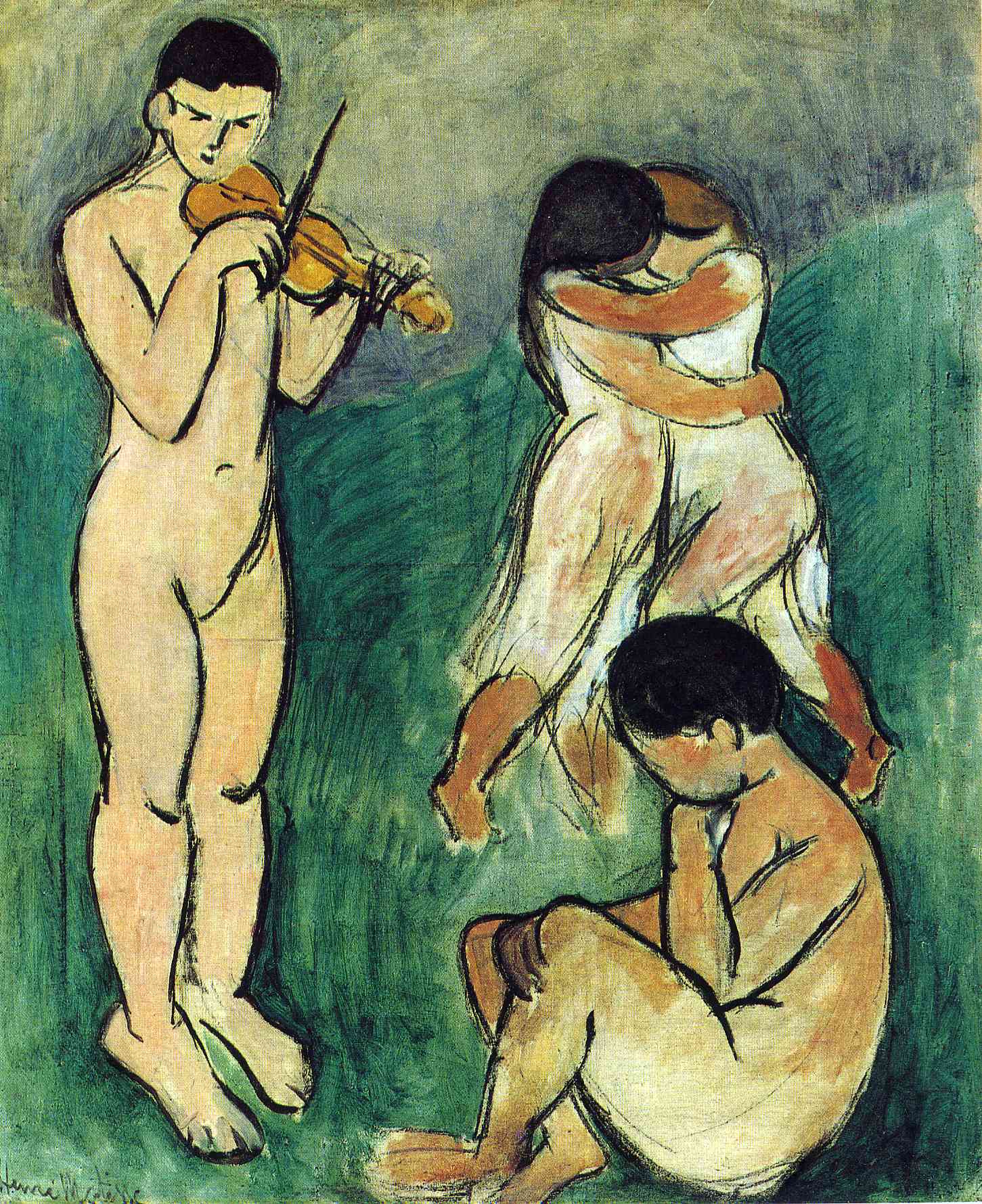 Henri Matisse - Music. Sketch 1907